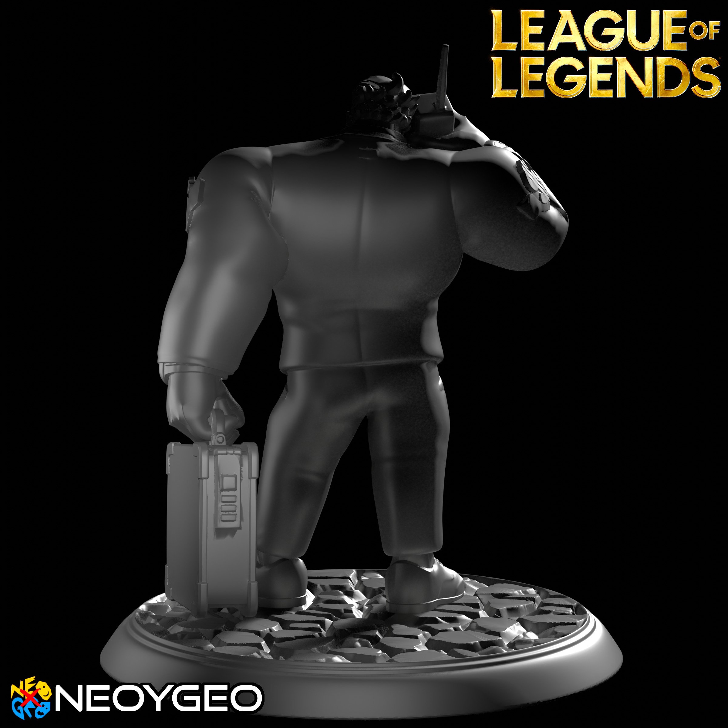 DR MUNDO CORPORATE - LEAGUE OF LEGENDS 3D print model_4