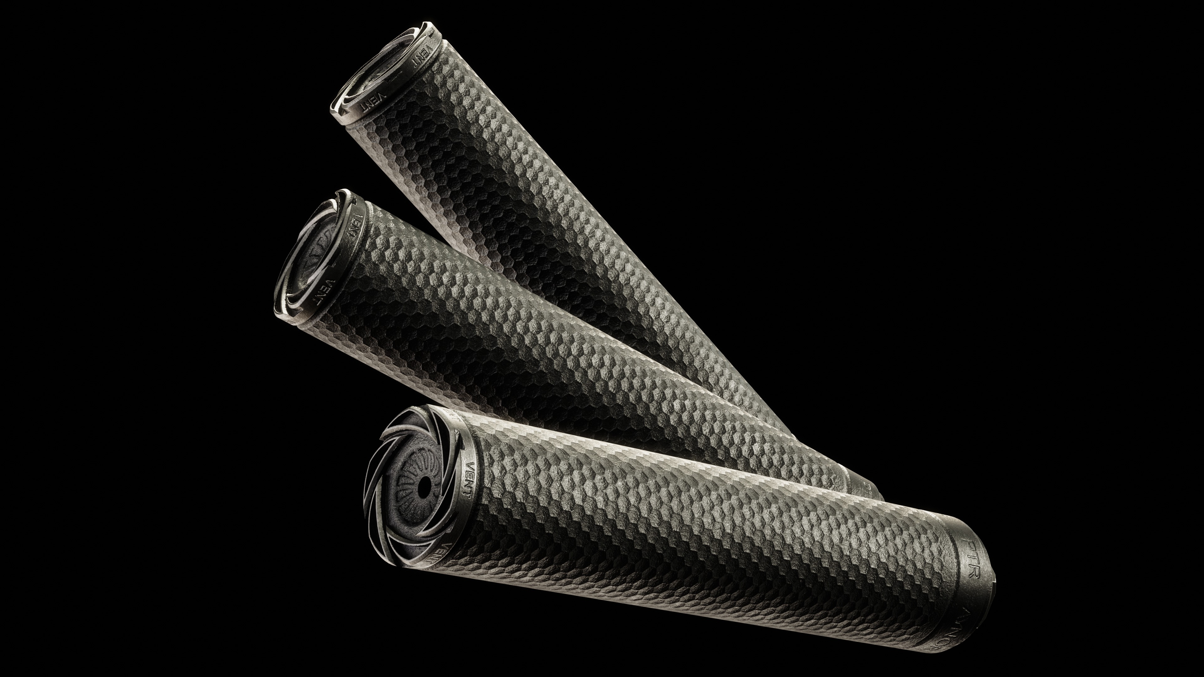 PTR Vent 3 Suppressor Low-poly 3D model_3