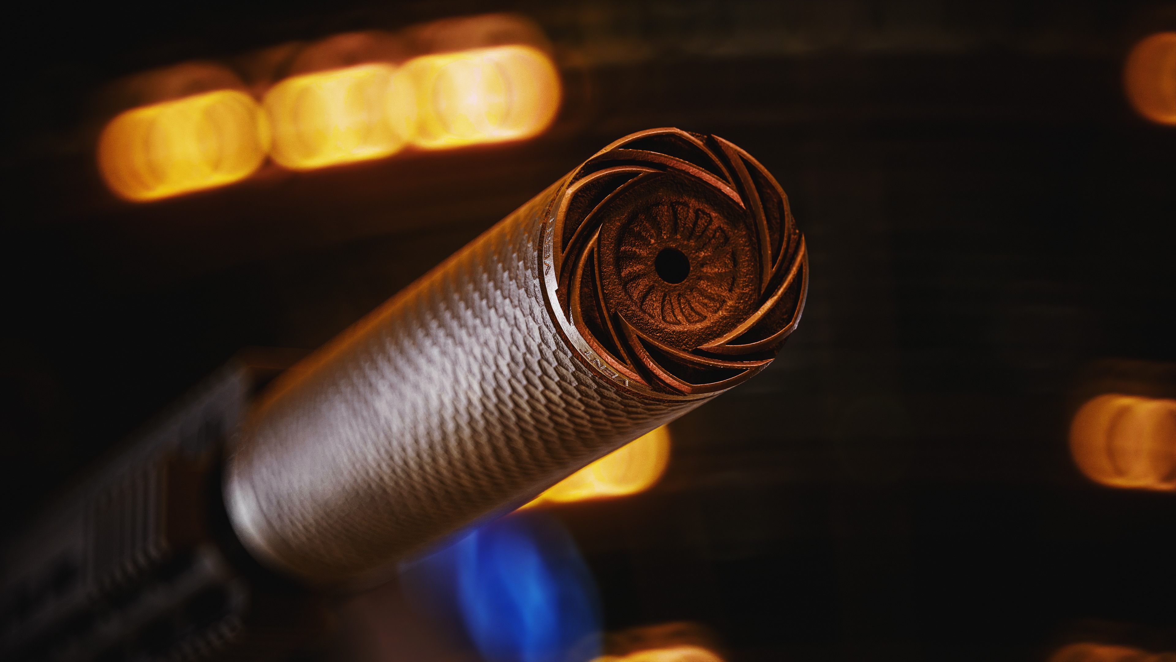 PTR Vent 3 Suppressor Low-poly 3D model_6