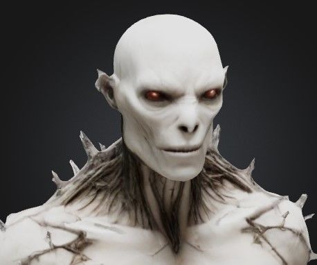 white humanoid creature 3D model_3