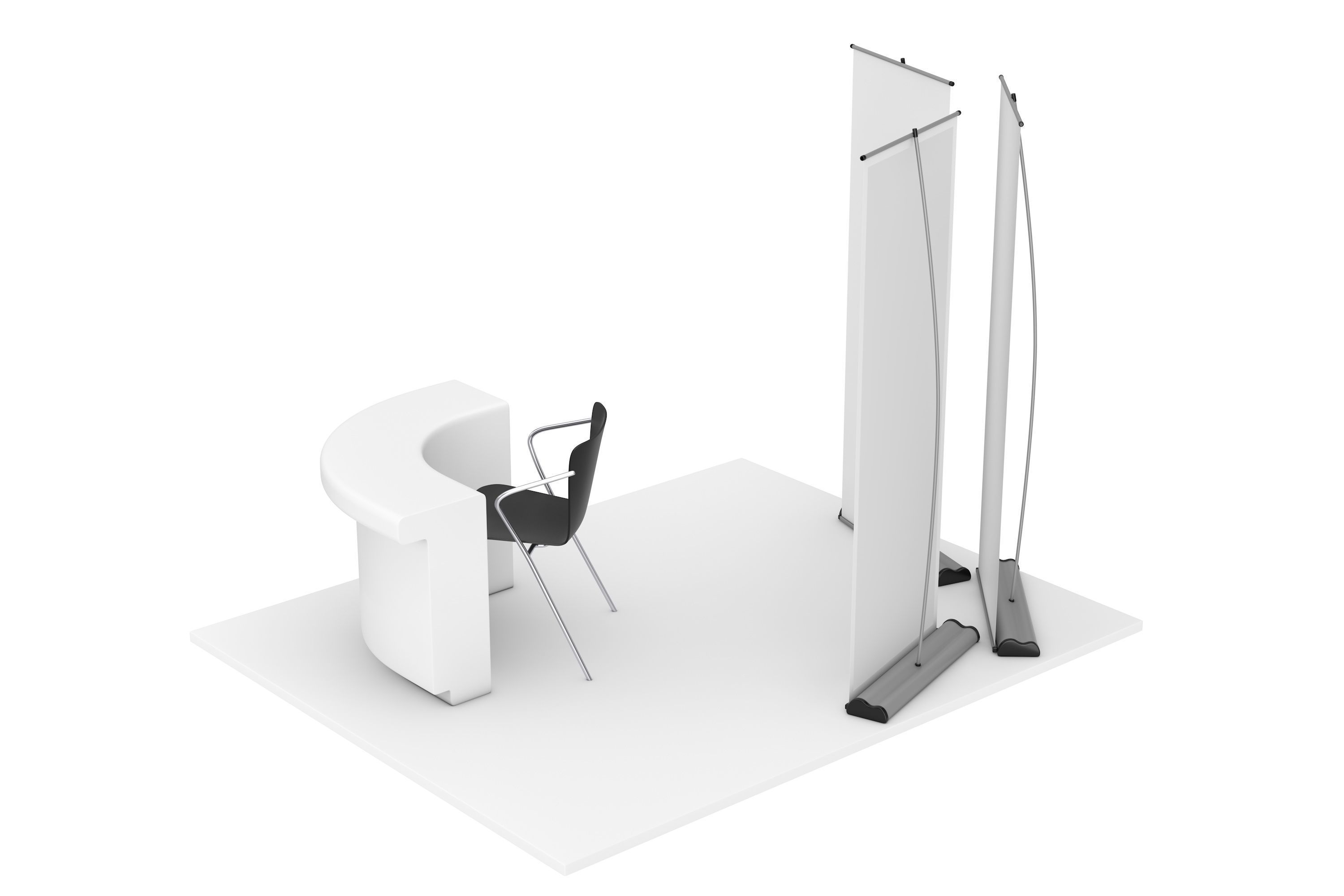 Exhibition Stand Mockup 3D model_3