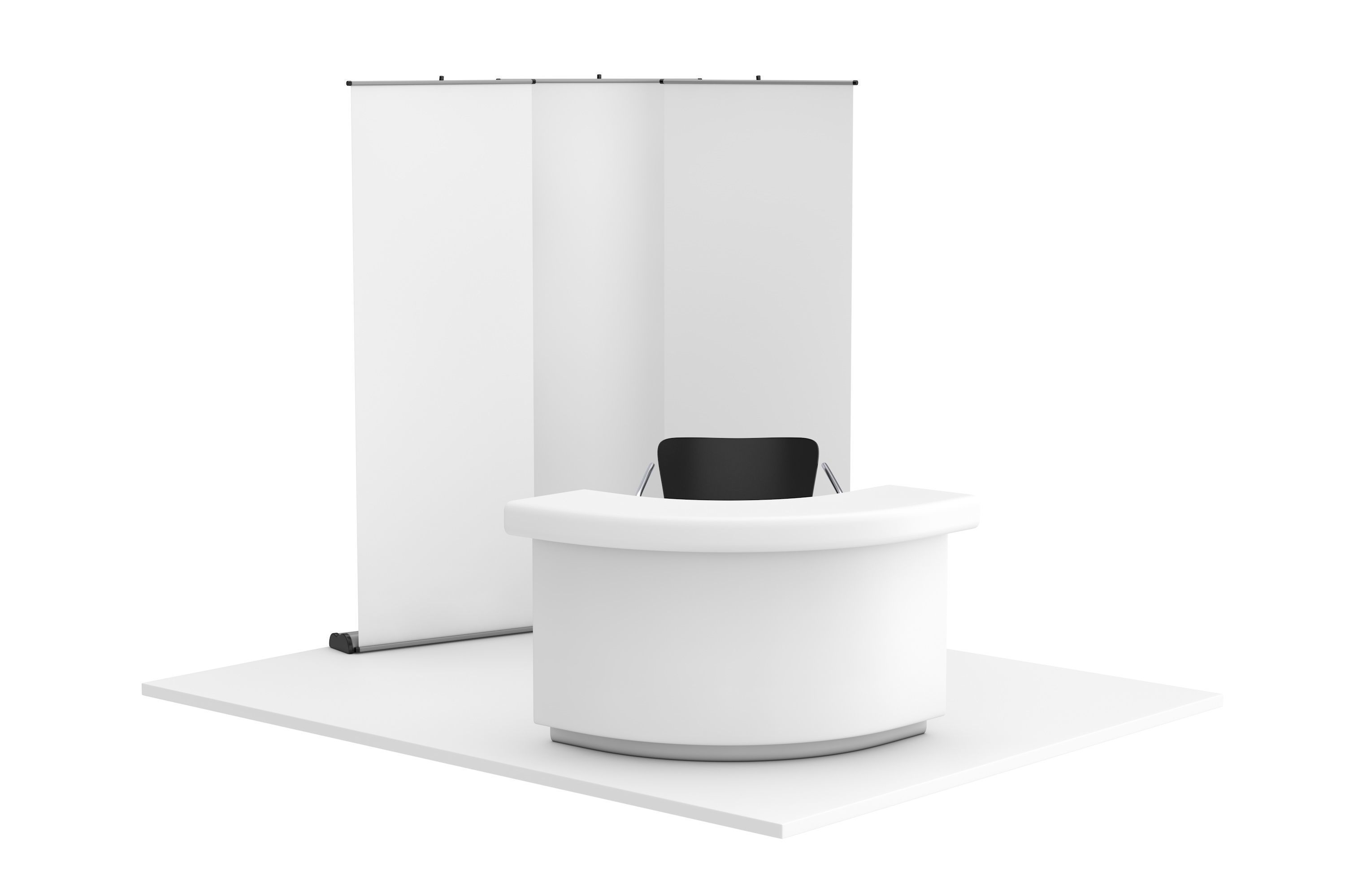 Exhibition Stand Mockup 3D model_5