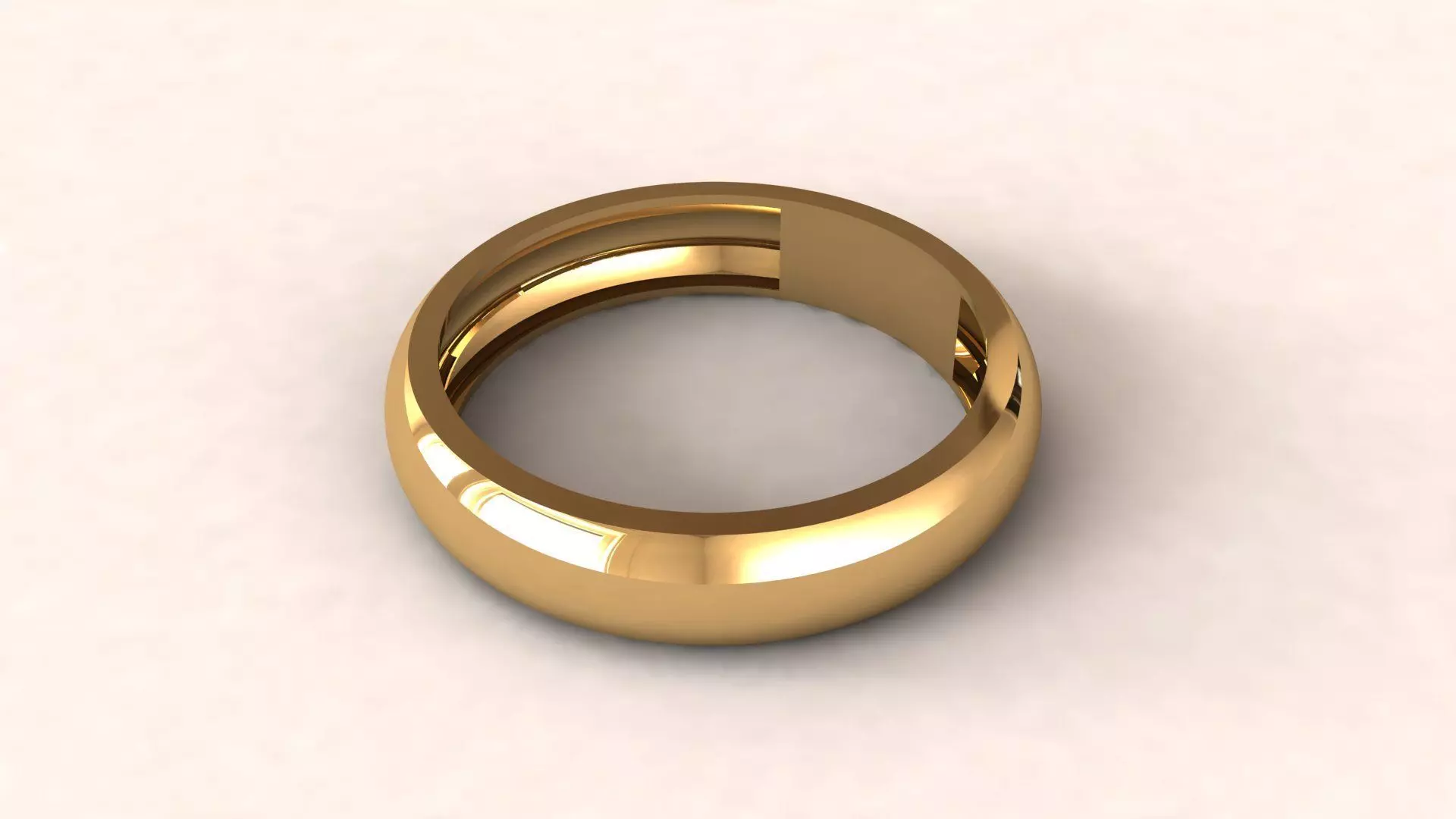 Simple Women Ring 3D print model Free 3D print model_0