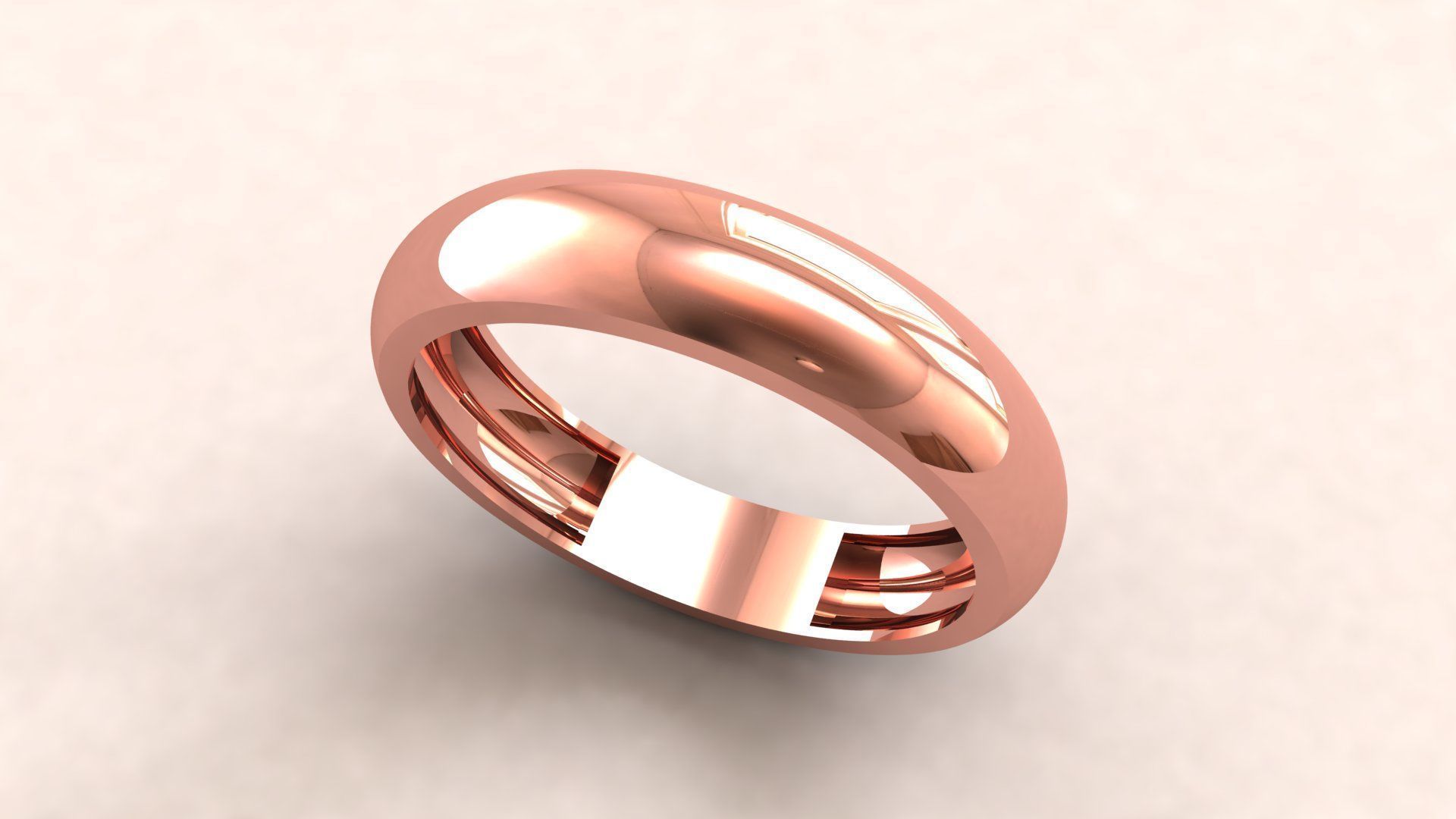 Simple Women Ring 3D print model Free 3D print model_2