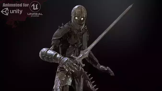 Skeleton2 Low-poly 3D model