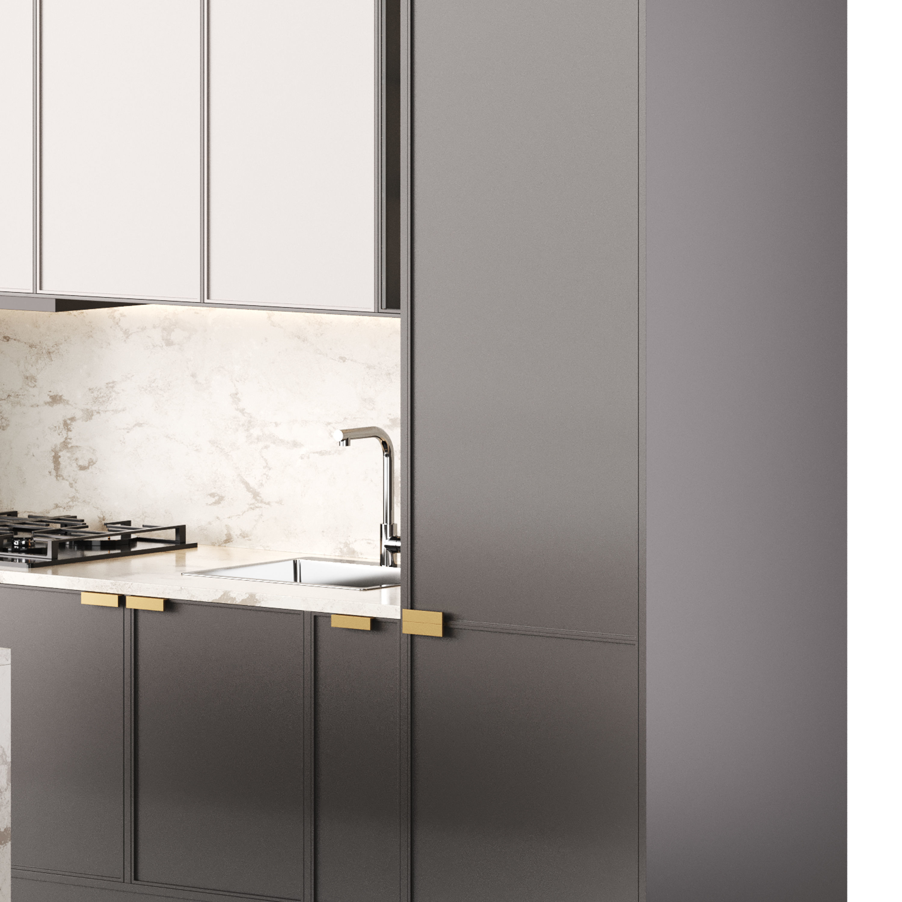 Modern kitchen 04 3D model_2