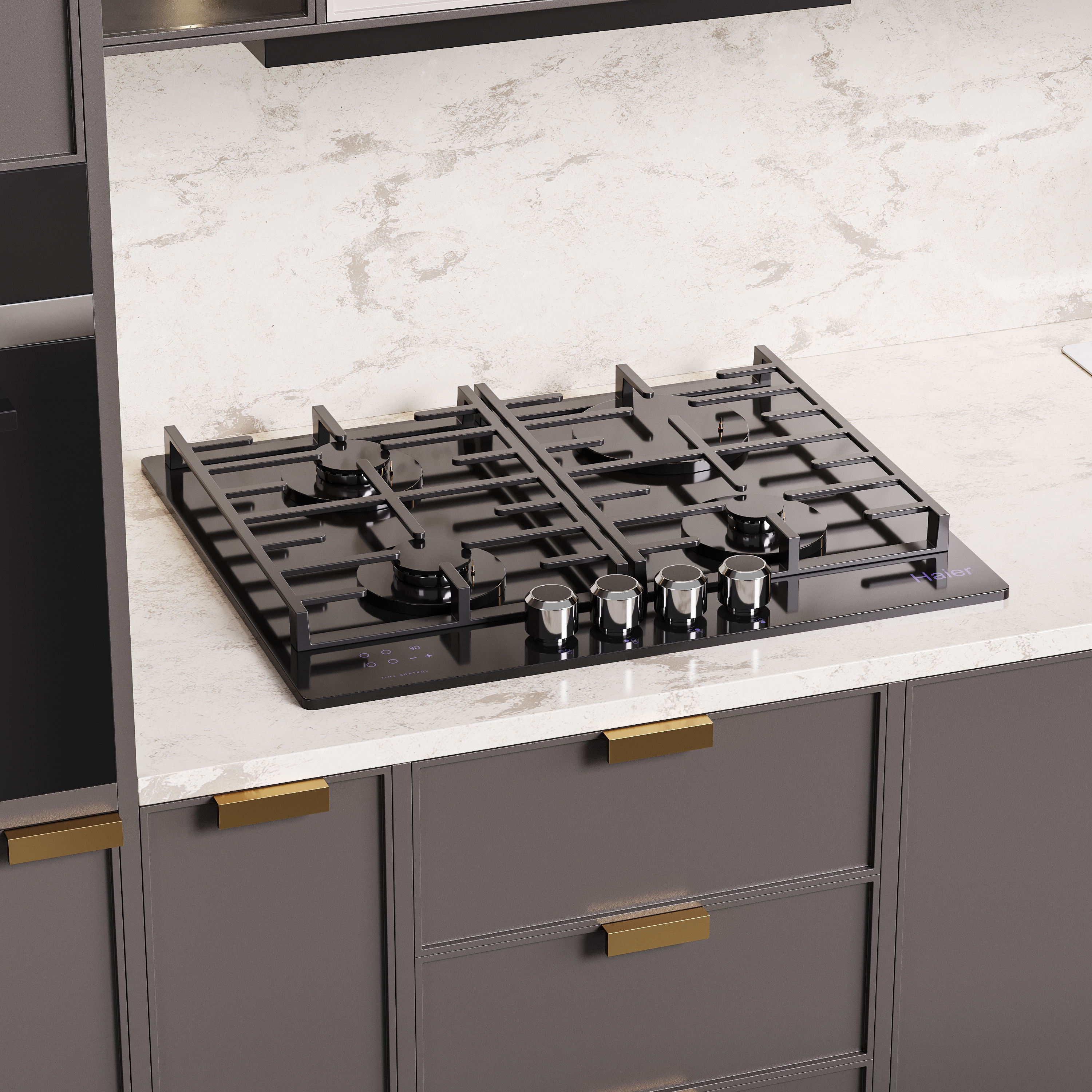 Modern kitchen 04 3D model_10