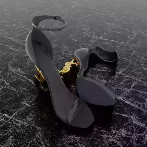 YSL 3D HIGH HEELS