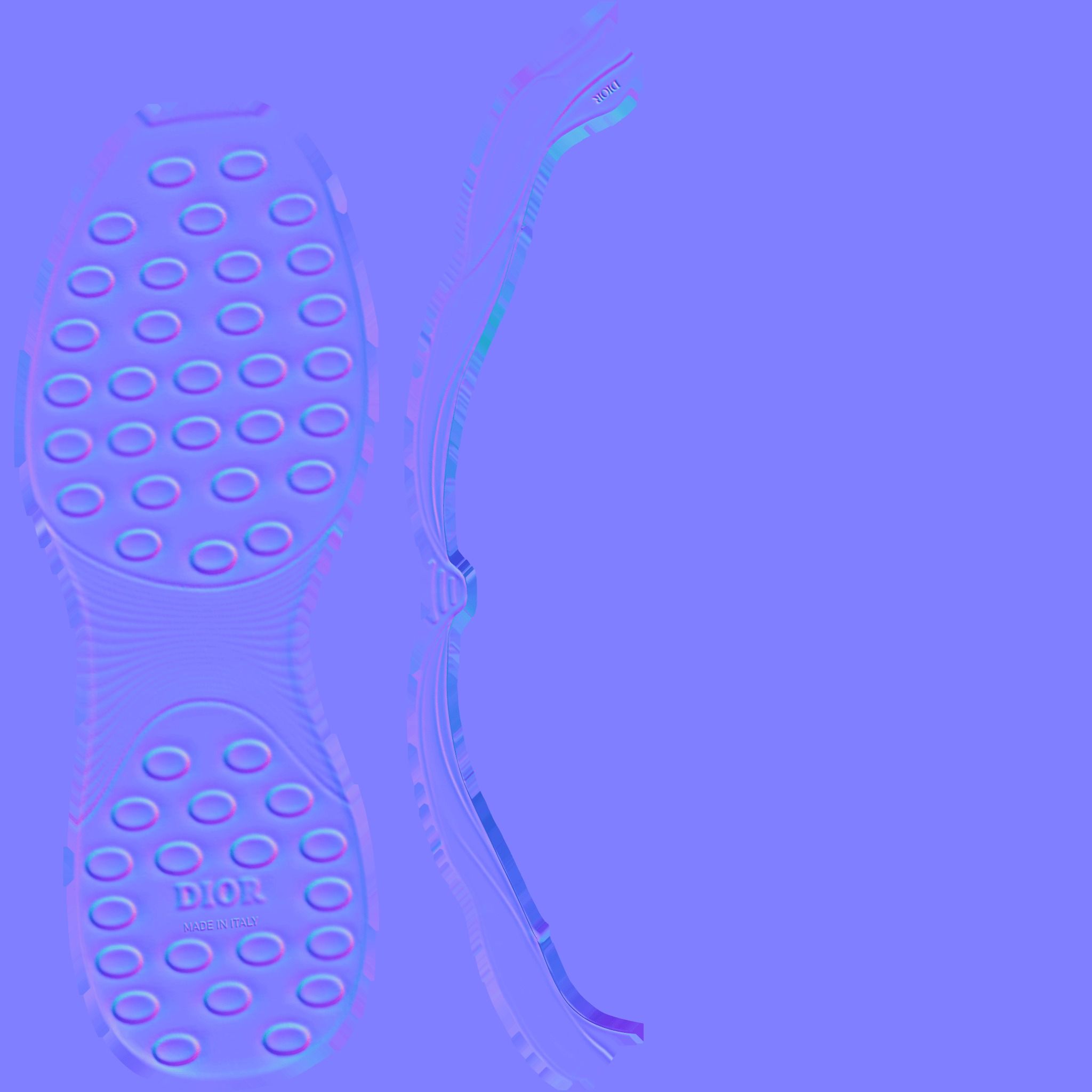 CHRISTIAN DIOR B25 3D SHOES - WHITE 3D model_30