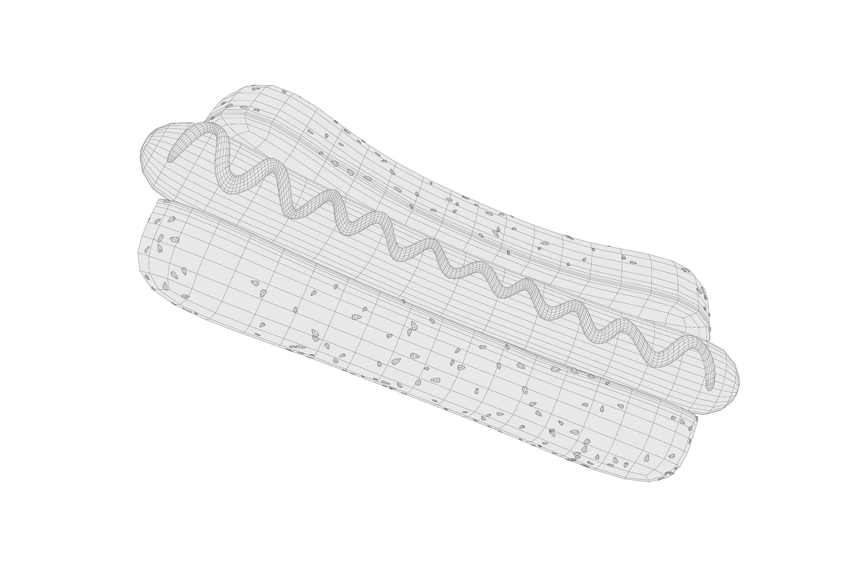 Hot dog 01 3D model_8