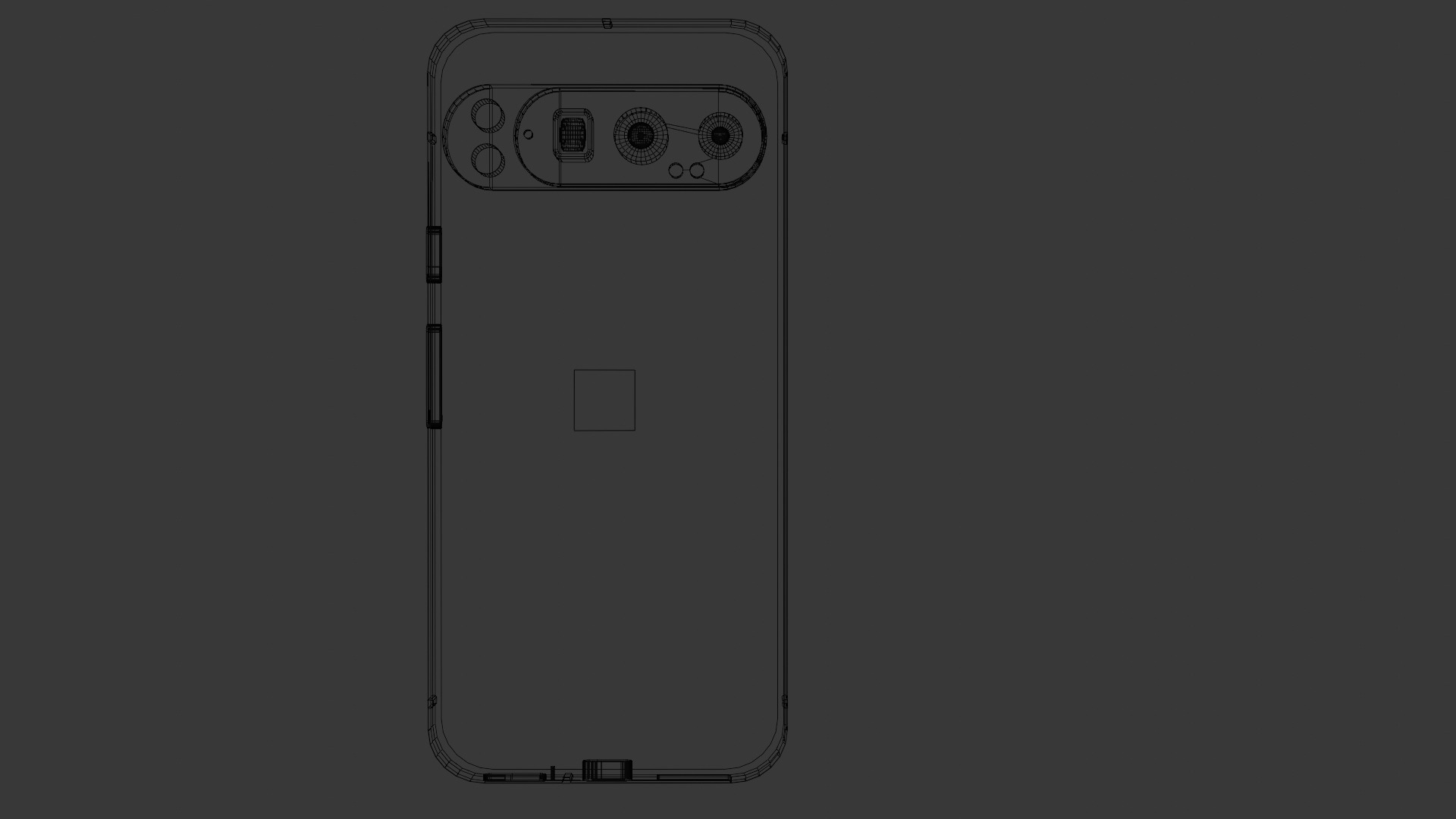 Google Pixel 9 Pro Low-poly 3D model_6