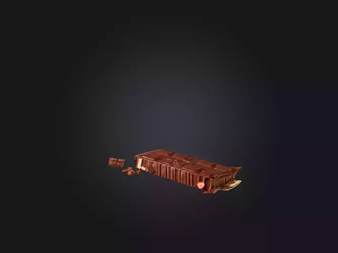 Cartoon Chocolate Bar Model