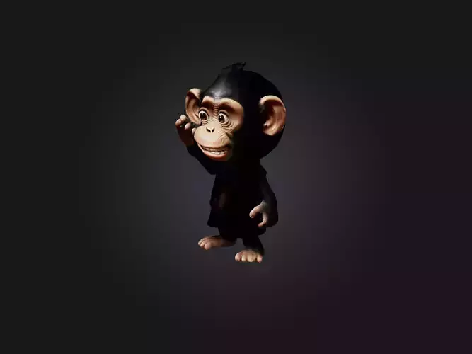 Cartoon Chimpanzee