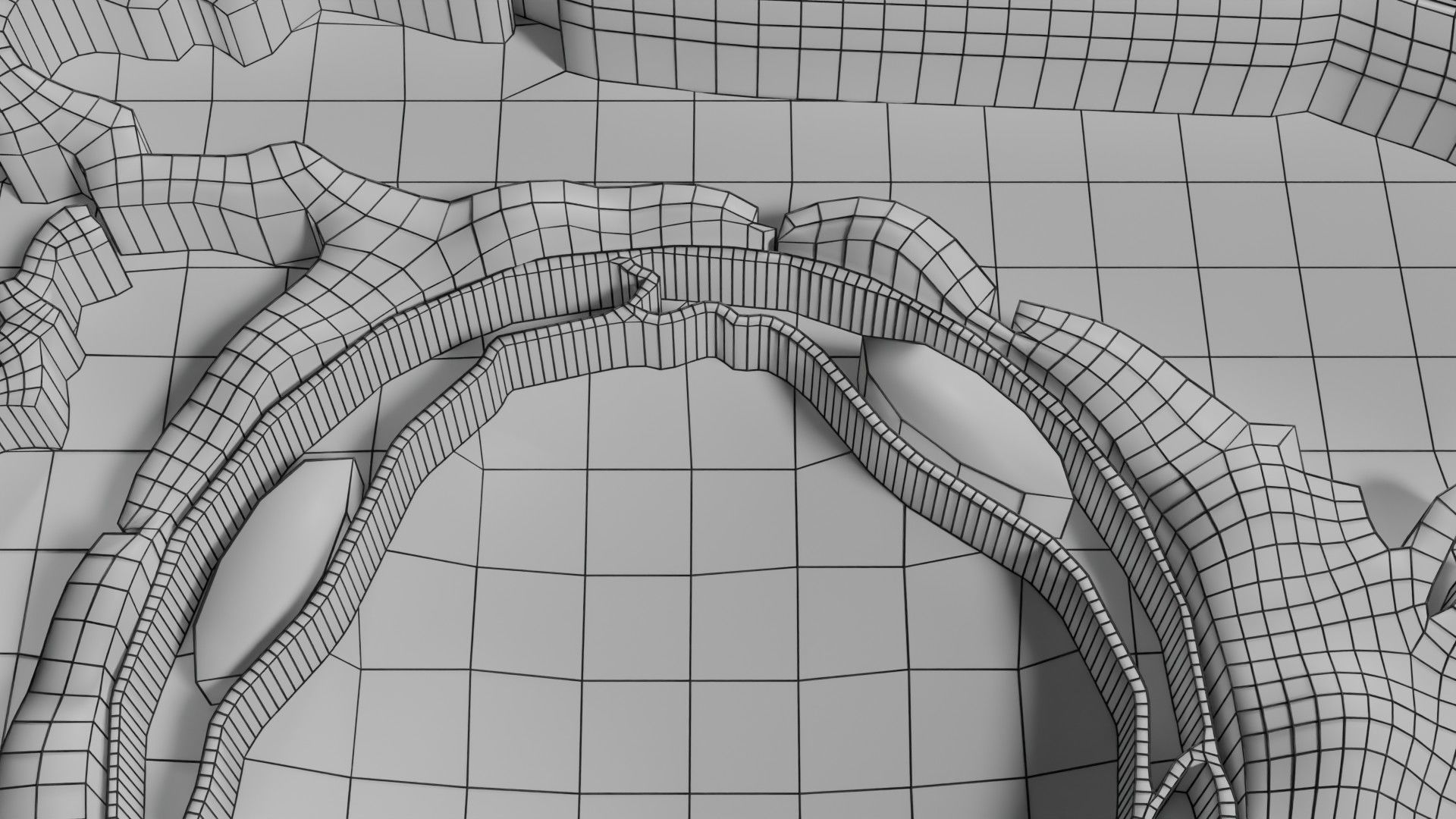 Glial cells Brain 3D model_23