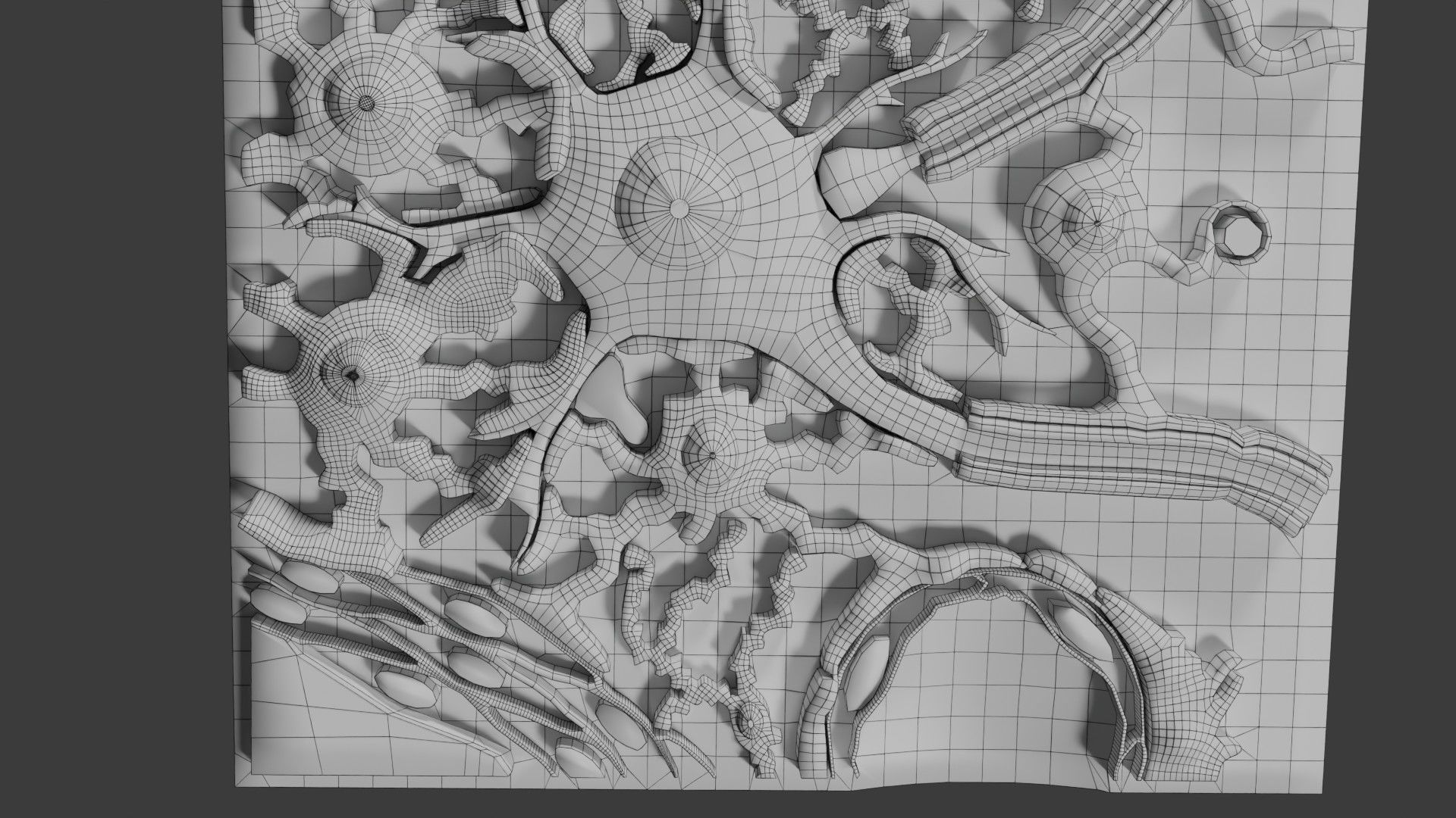 Glial cells Brain 3D model_38