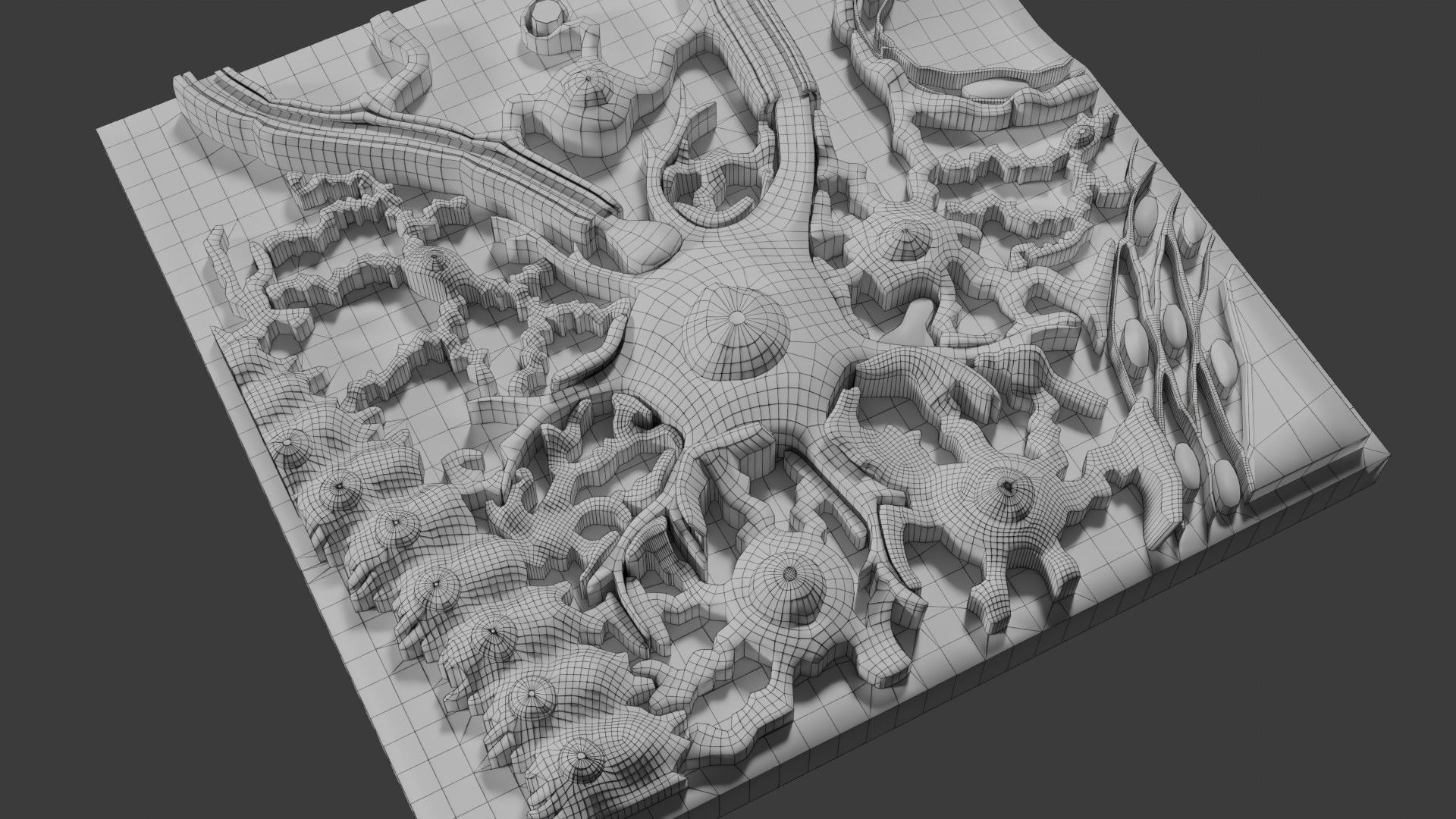 Glial cells Brain 3D model_35