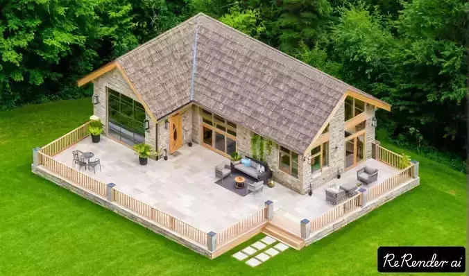 2 Bedroom Farmhouse House Plan