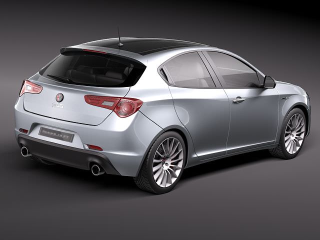 Alfa Romeo Giulietta 2011 3D model_5