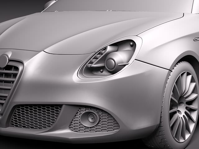 Alfa Romeo Giulietta 2011 3D model_11