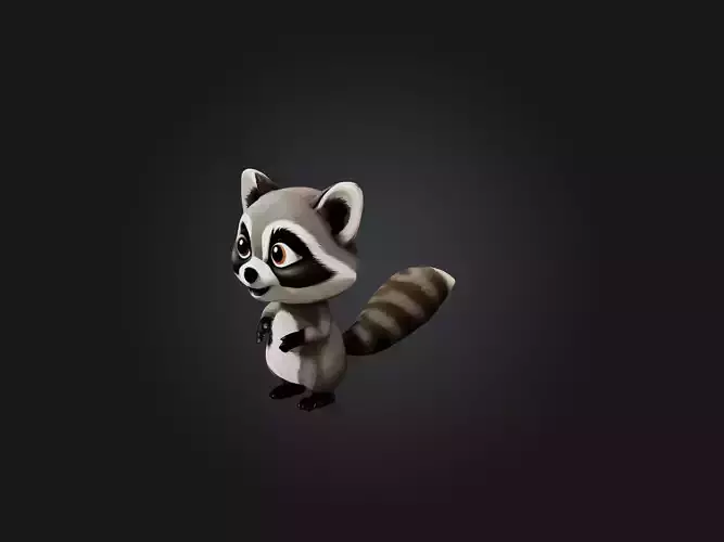 Cartoon Raccoon