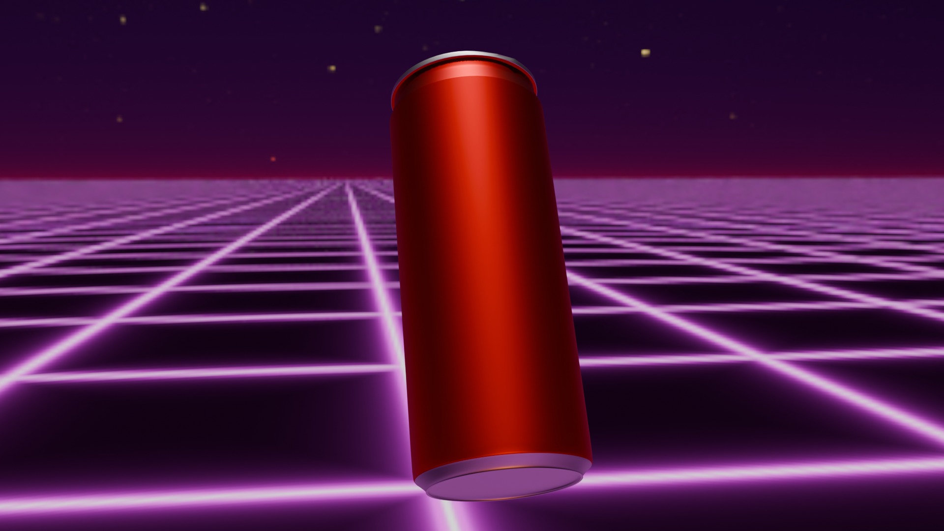 Red can Free 3D model_1