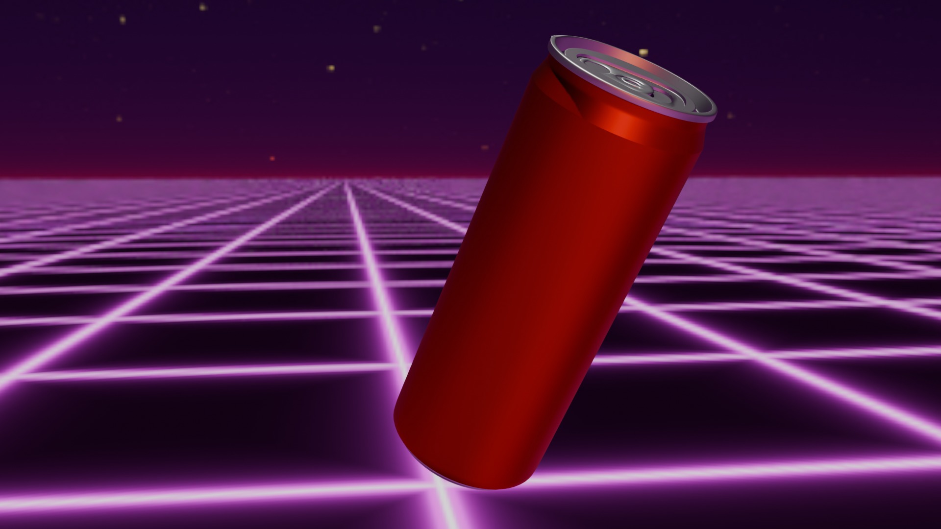 Red can Free 3D model_2