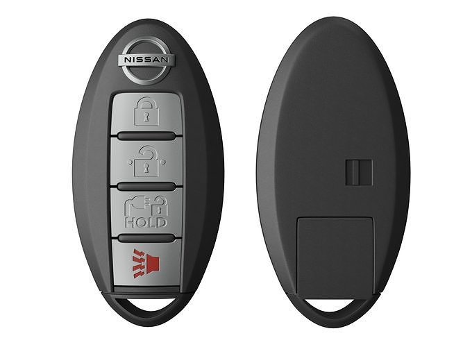 Car Key Nissan Low-poly 3D model