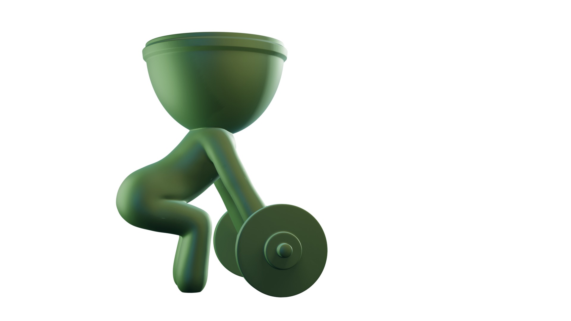 Flower Pot Weights 3D print model_8