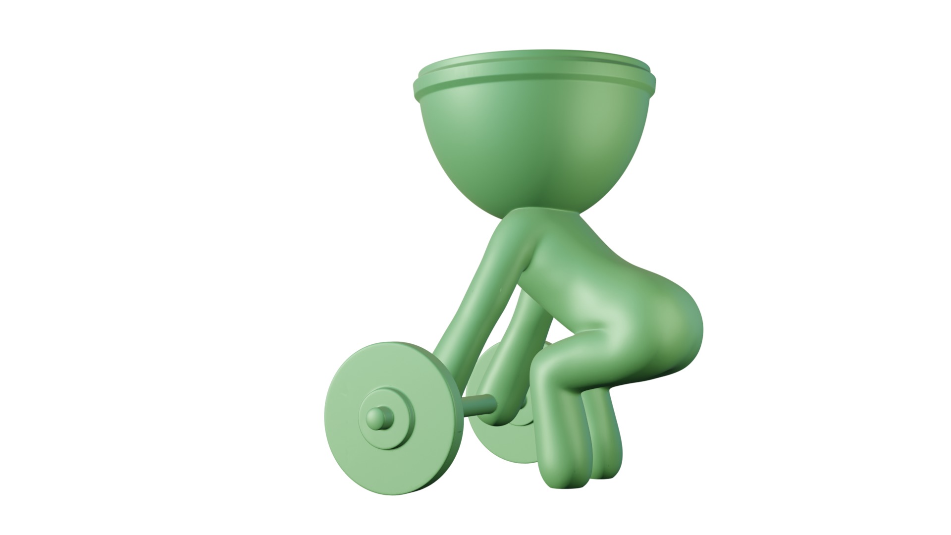 Flower Pot Weights 3D print model_6