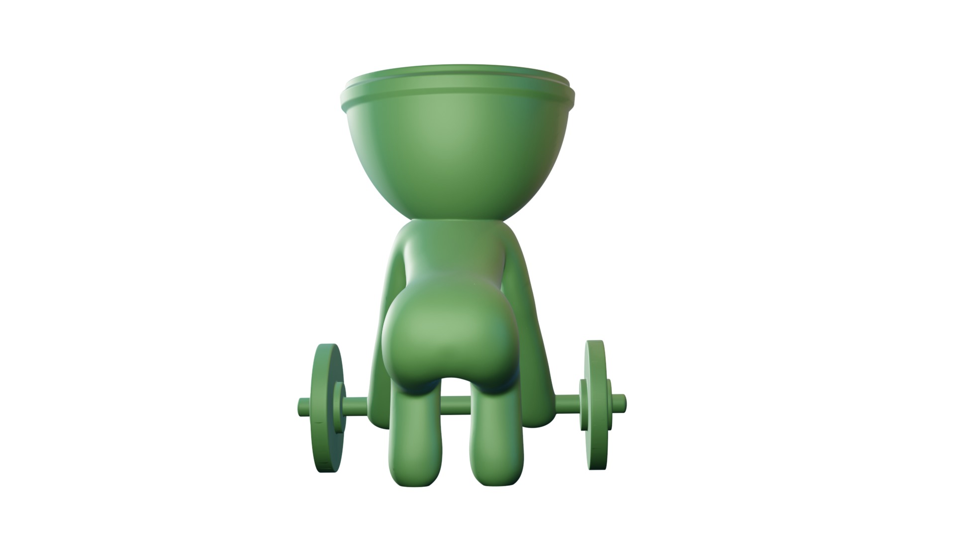 Flower Pot Weights 3D print model_7