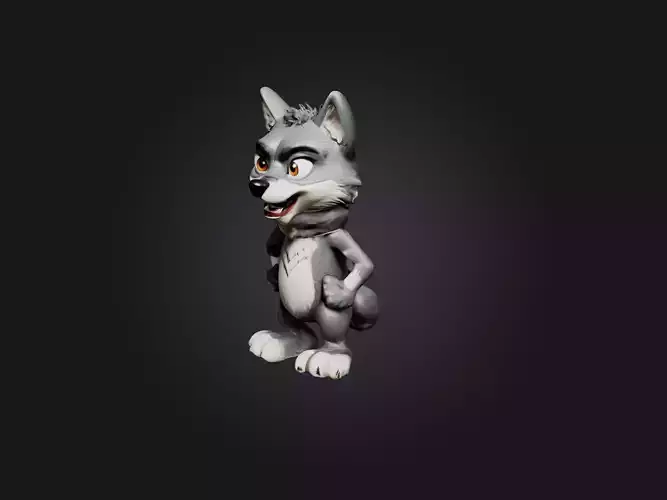 Cartoon Wolf