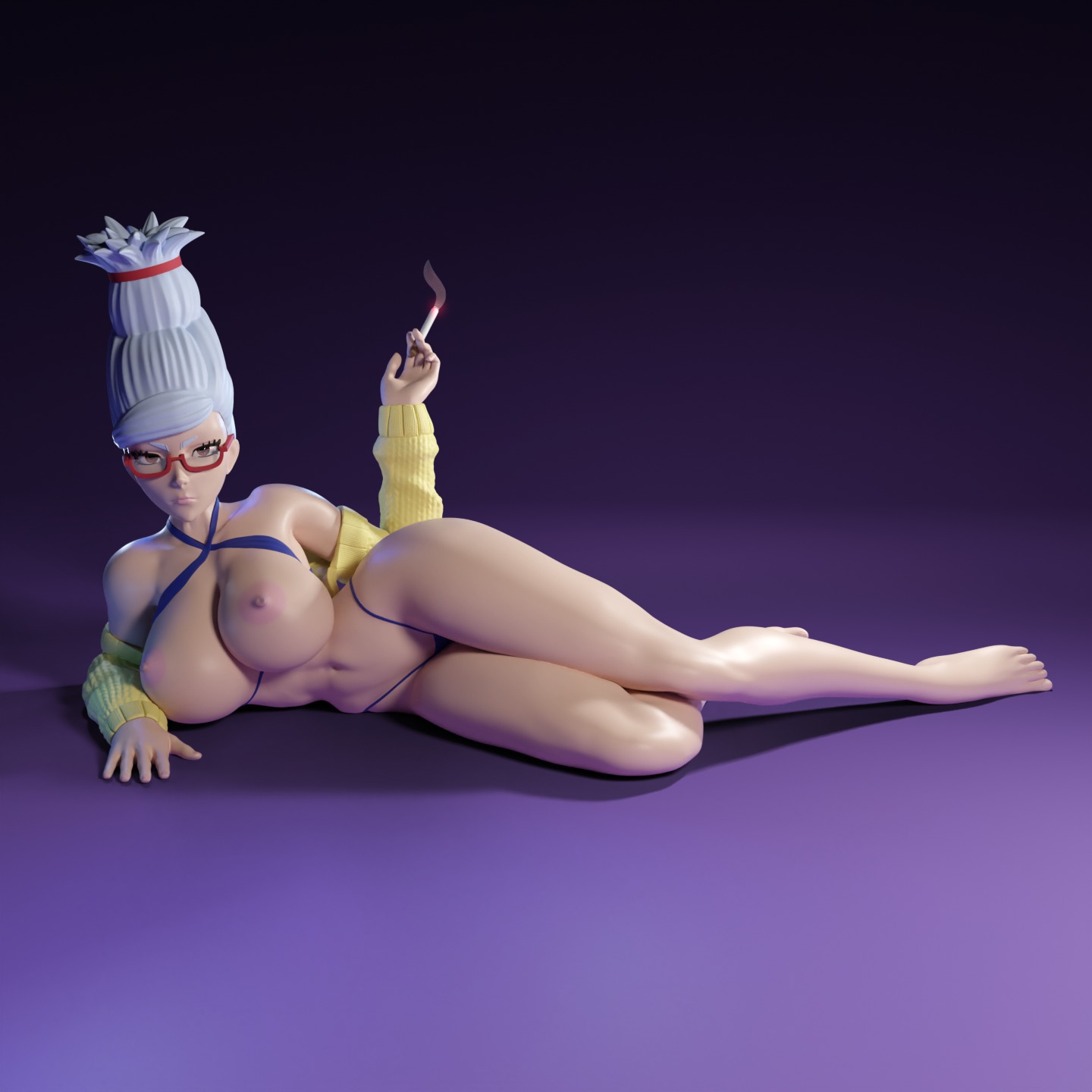 Seiko Ayase from Dandadan anime  3D print model_7