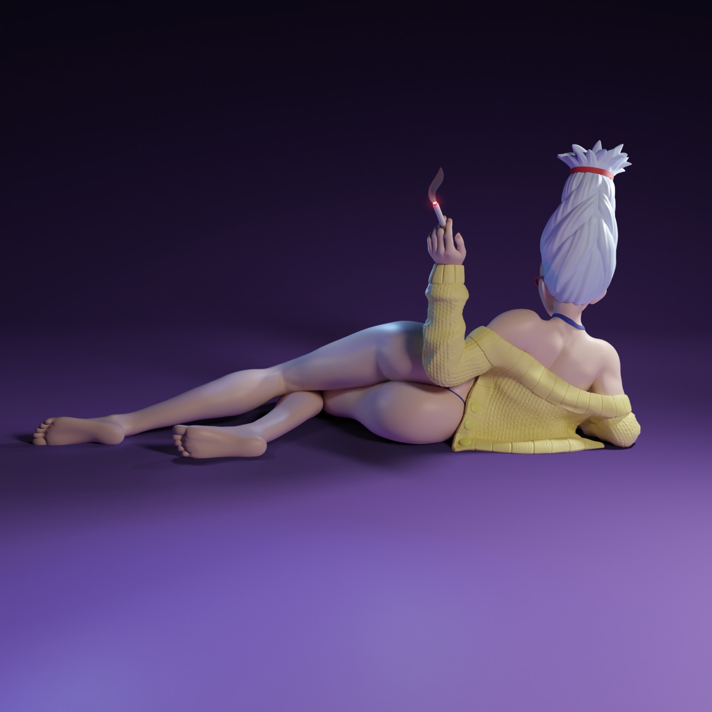 Seiko Ayase from Dandadan anime  3D print model_2