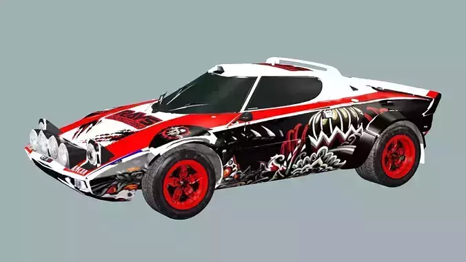 Nissan GT-V6 Nismo 2024 Race Car 3D model 3D model