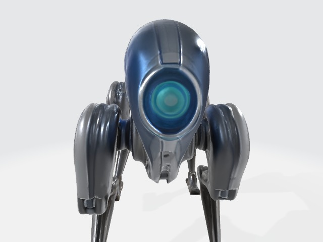 quadrupedal robot 3D model_4