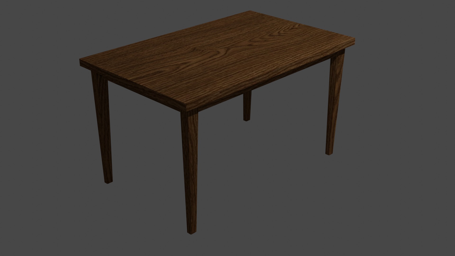 3D table Free 3D model_2