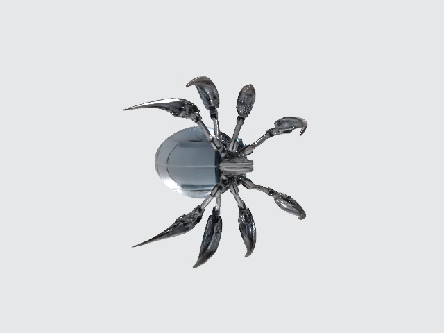 Spider robot 3D model_6