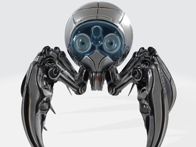 Spider robot 3D model_4