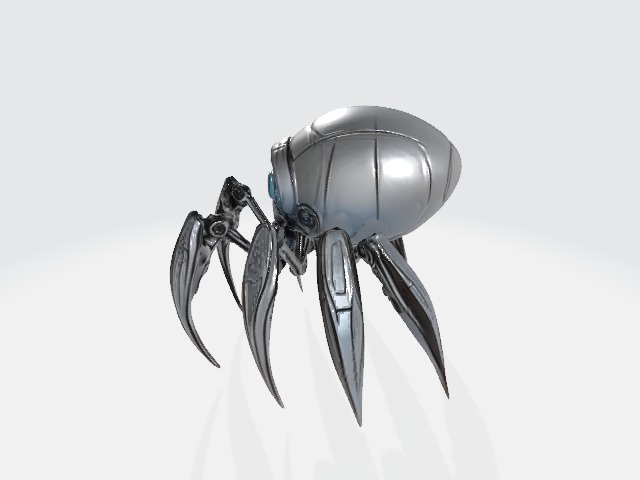 Spider robot 3D model_1