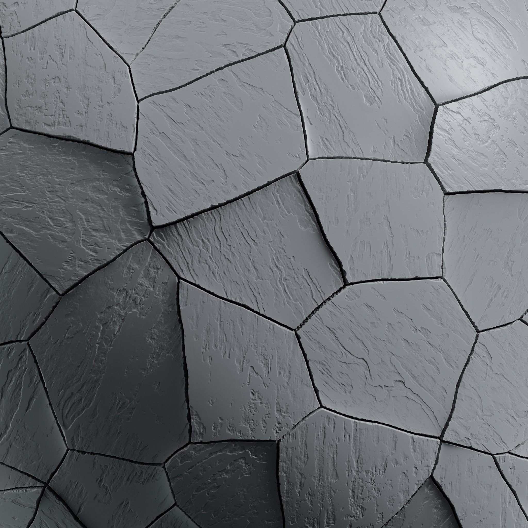 Stone and Tile Alpha Brush - HA04 - 4K - 16bit - SBSAR Texture_16