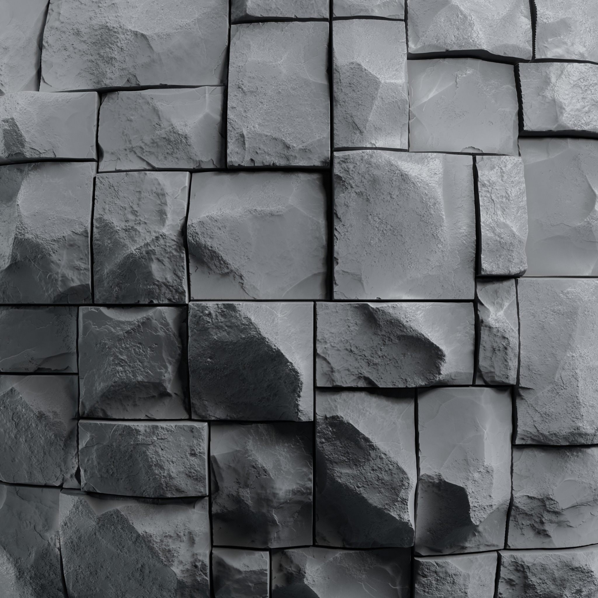 Stone and Tile Alpha Brush - HA04 - 4K - 16bit - SBSAR Texture_15