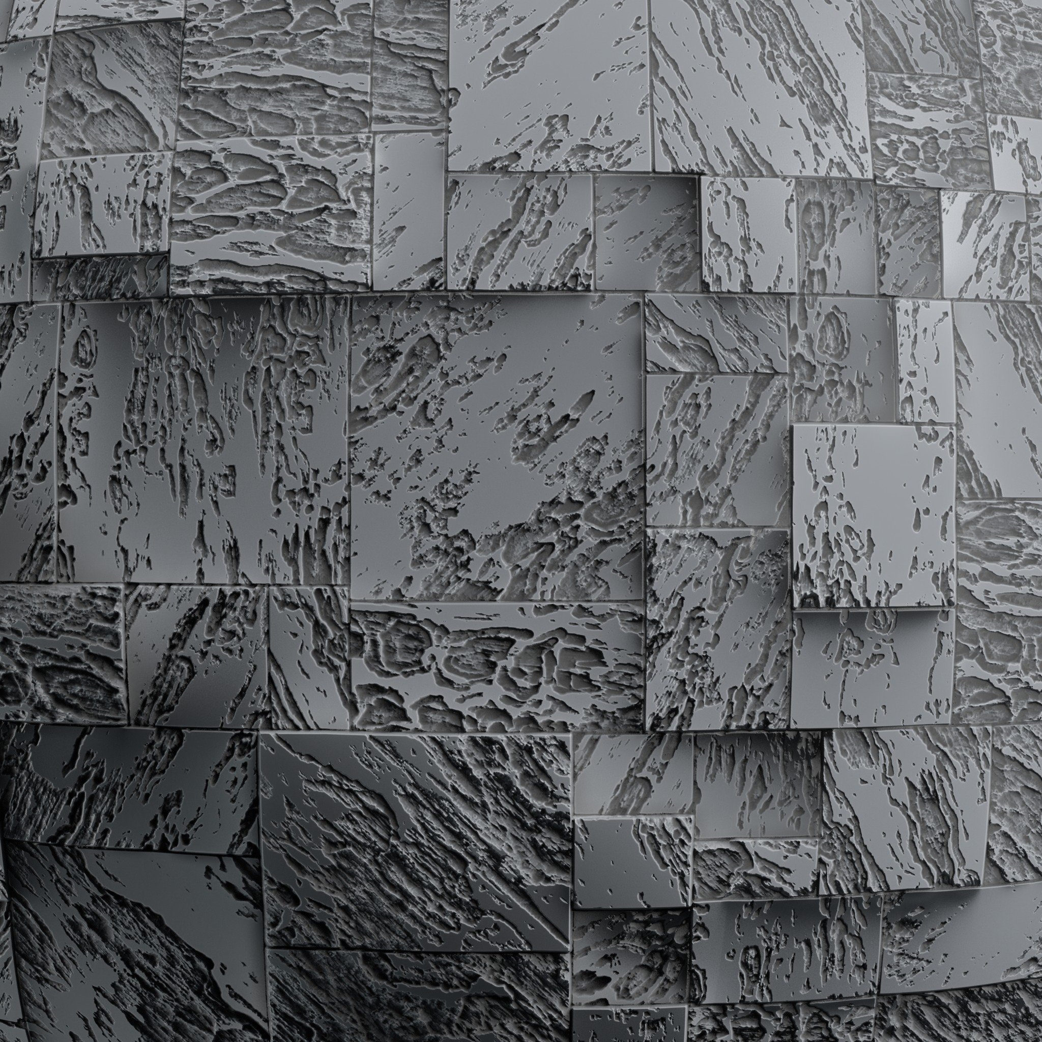 Stone and Tile Alpha Brush - HA04 - 4K - 16bit - SBSAR Texture_17