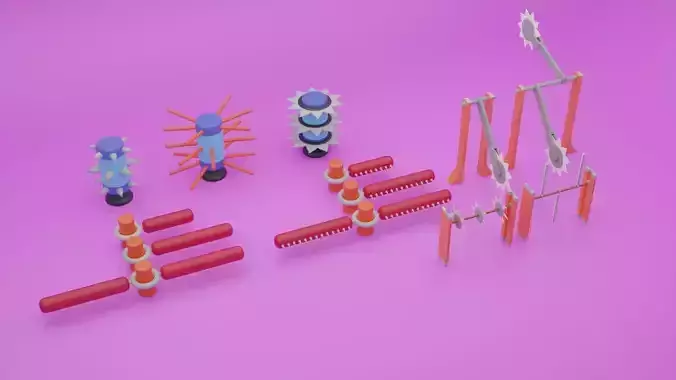 Hyper Casual Obstacle Pack