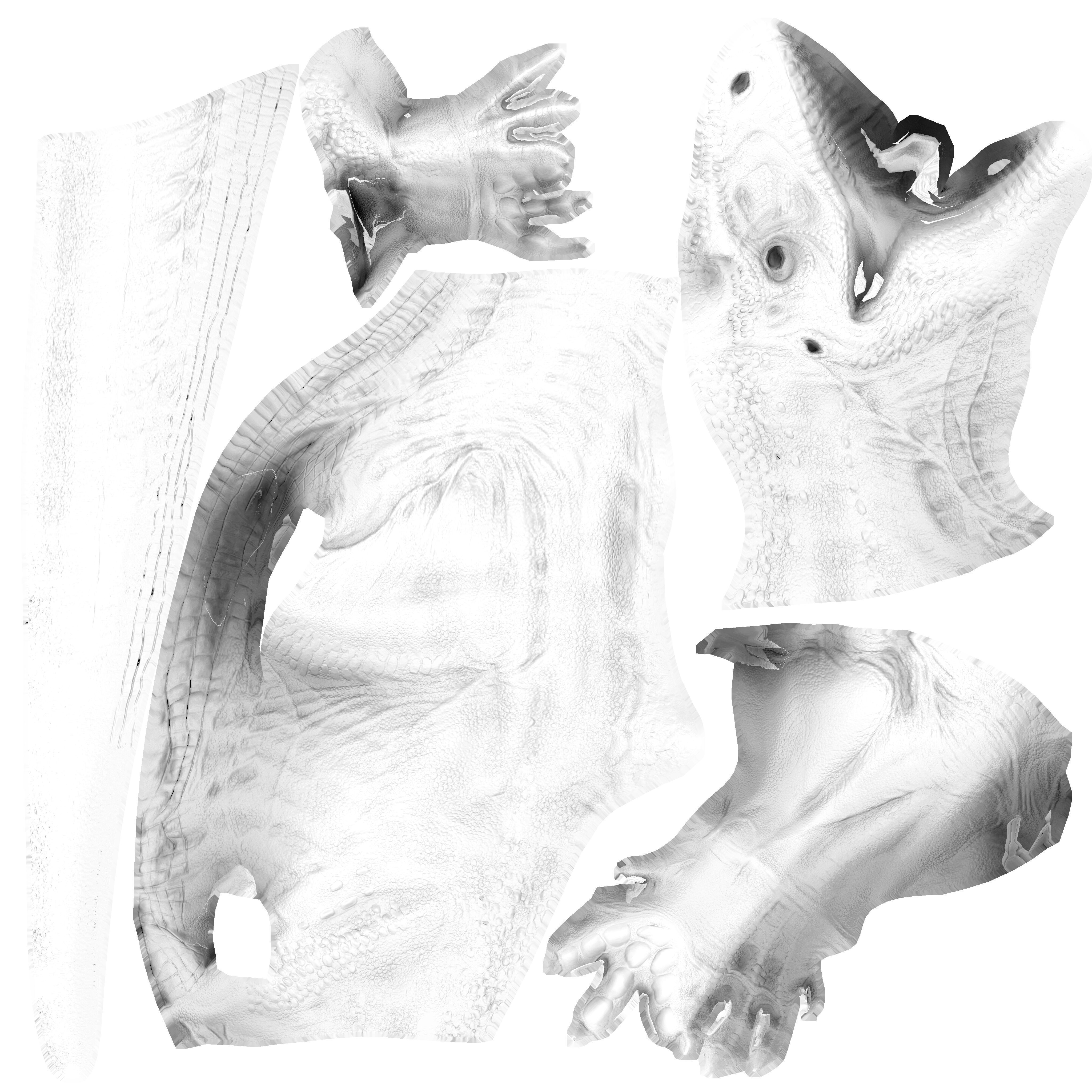 Concavenator Low-poly 3D model_9