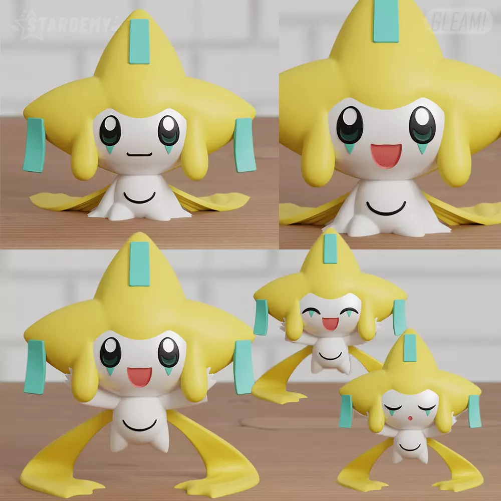 Jirachi Chibi Fanart 5 models Cute 3D print model_0