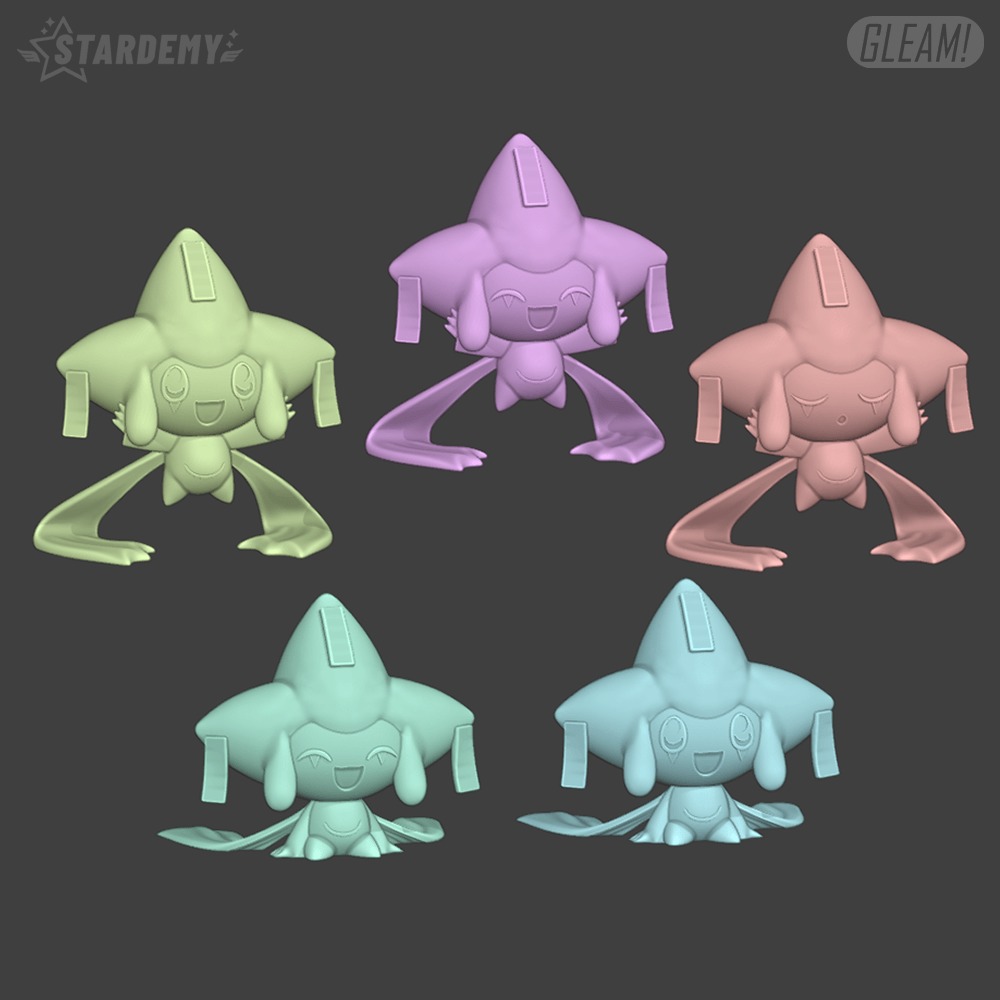 Jirachi Chibi Fanart 5 models Cute 3D print model_3