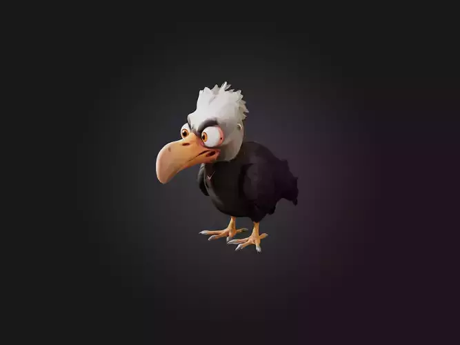 Cartoon Vulture