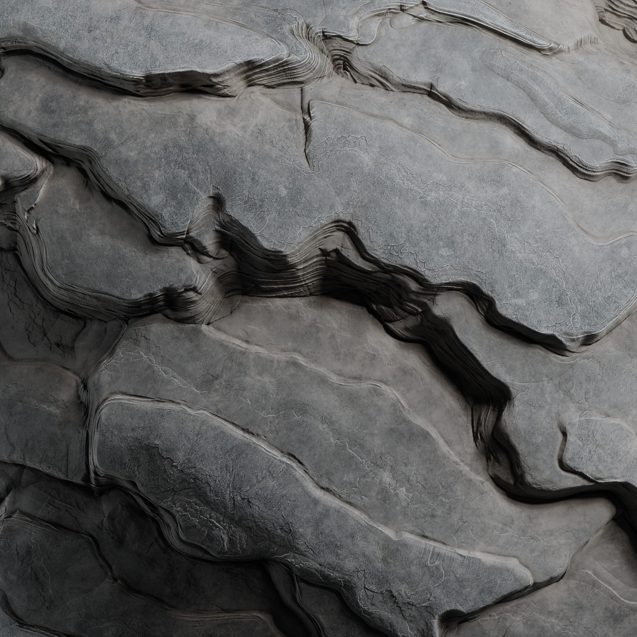 H105 Rock Cliff - PBR - 4K - Seamless - SBSAR Texture_15