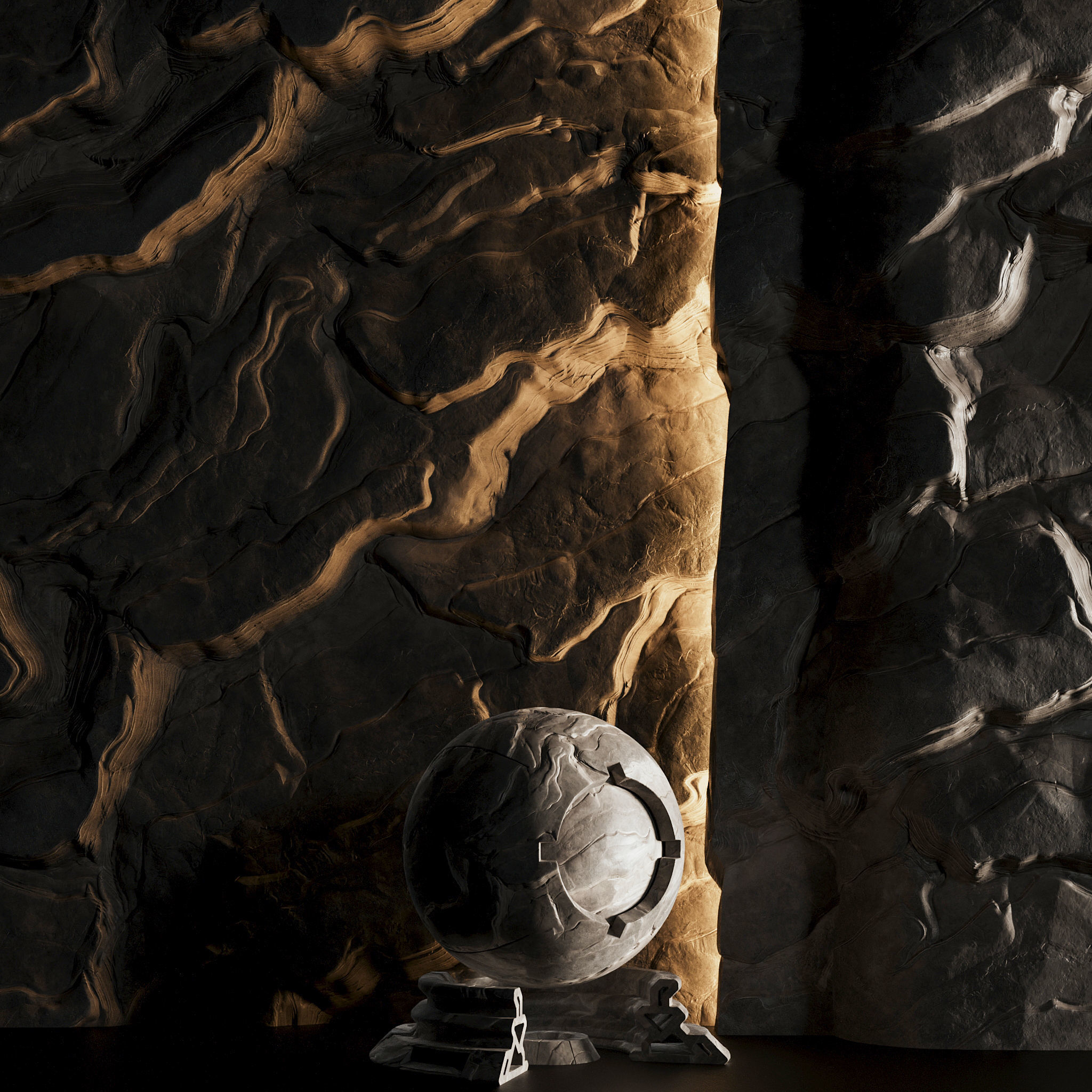 H105 Rock Cliff - PBR - 4K - Seamless - SBSAR Texture_7