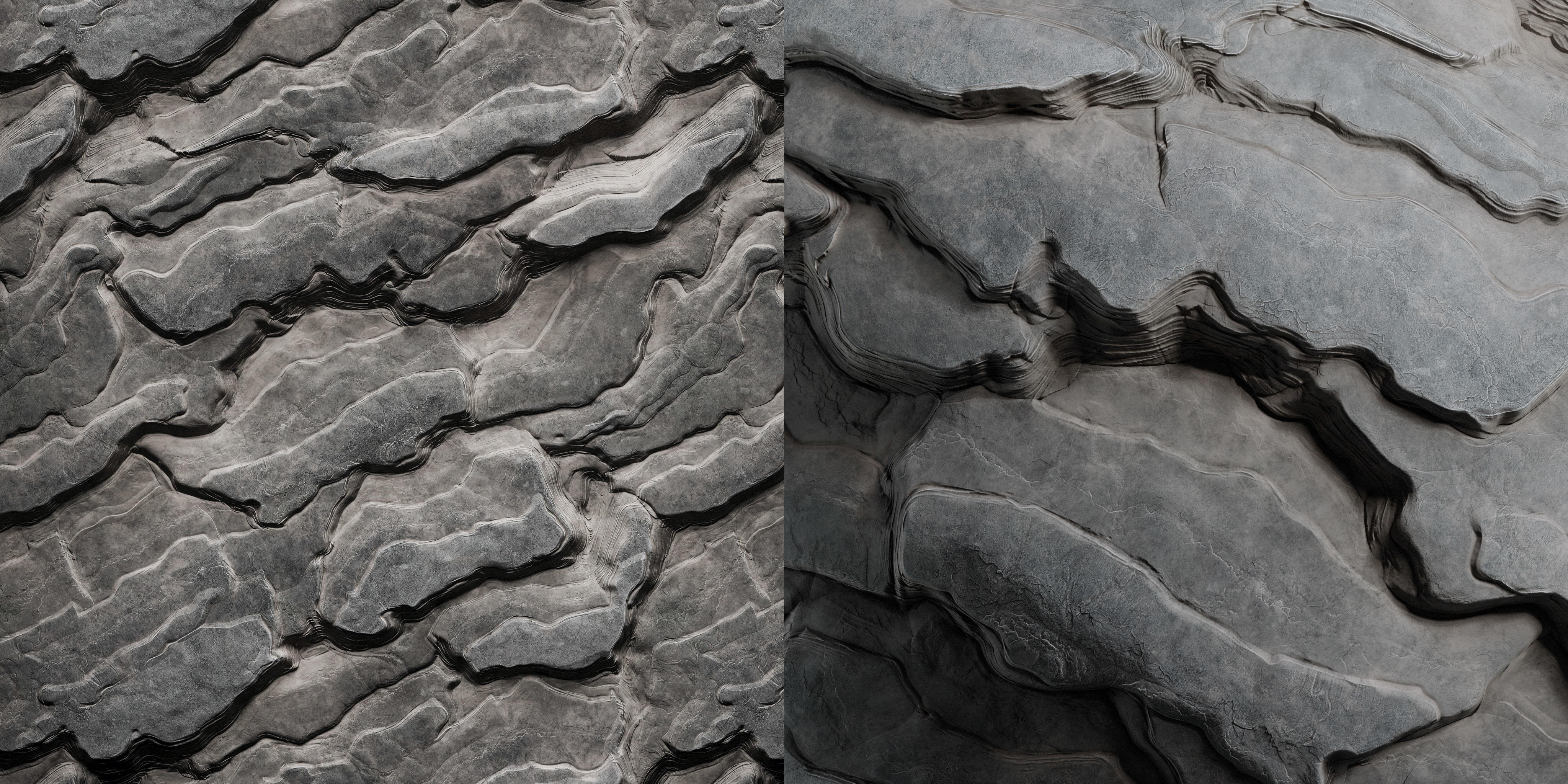 H105 Rock Cliff - PBR - 4K - Seamless - SBSAR Texture_3